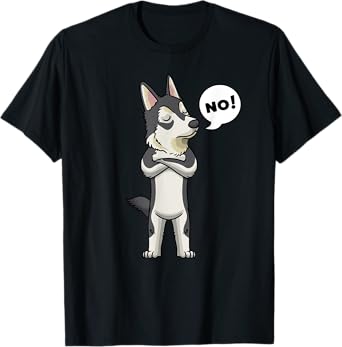Stubborn Gerberian Shepsky Dog Men Women Girls Kids T-Shirt