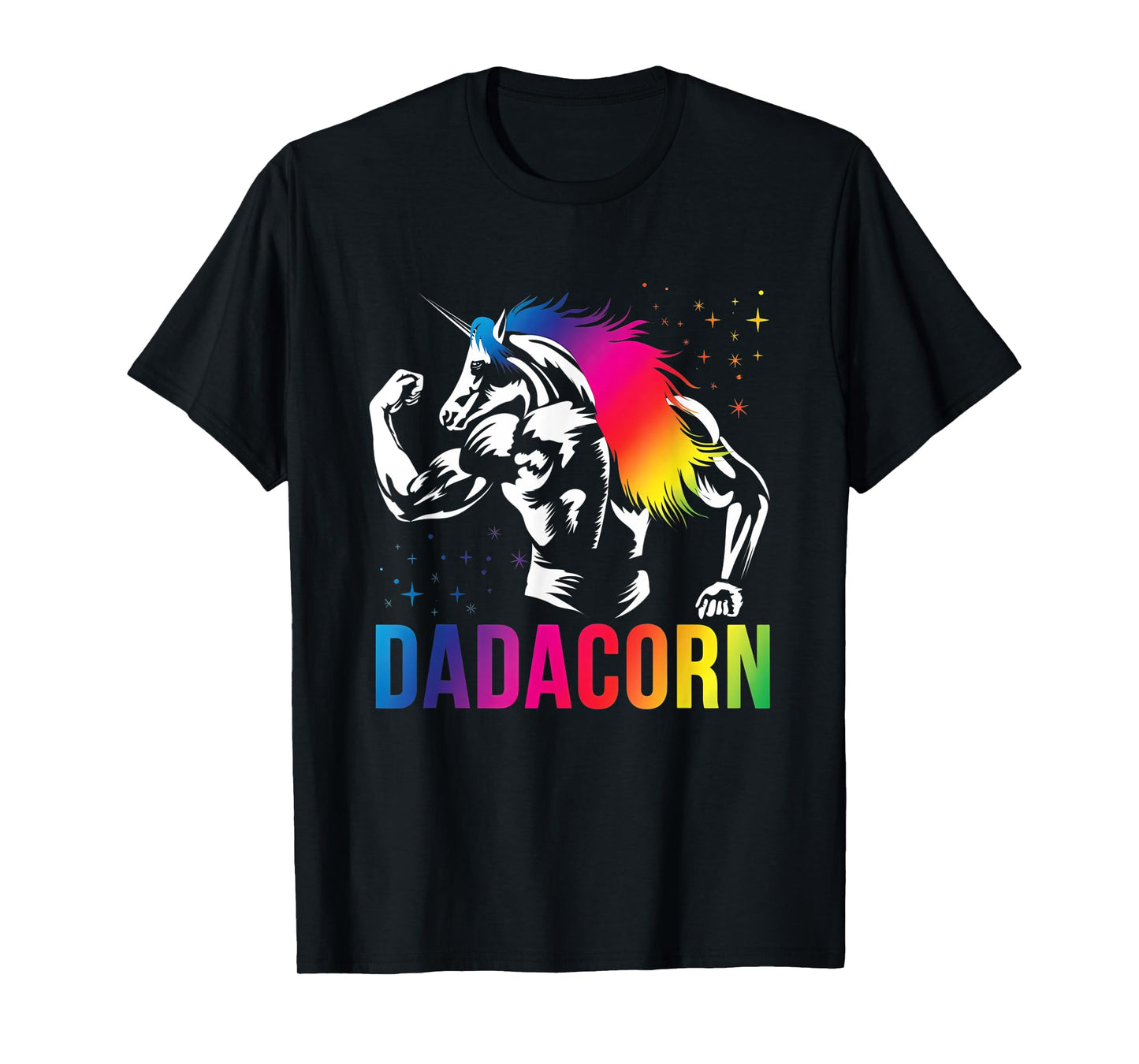 Fathers Day Gift Unicorn Dad Shirt Funny Dadacorn Men T-Shirt