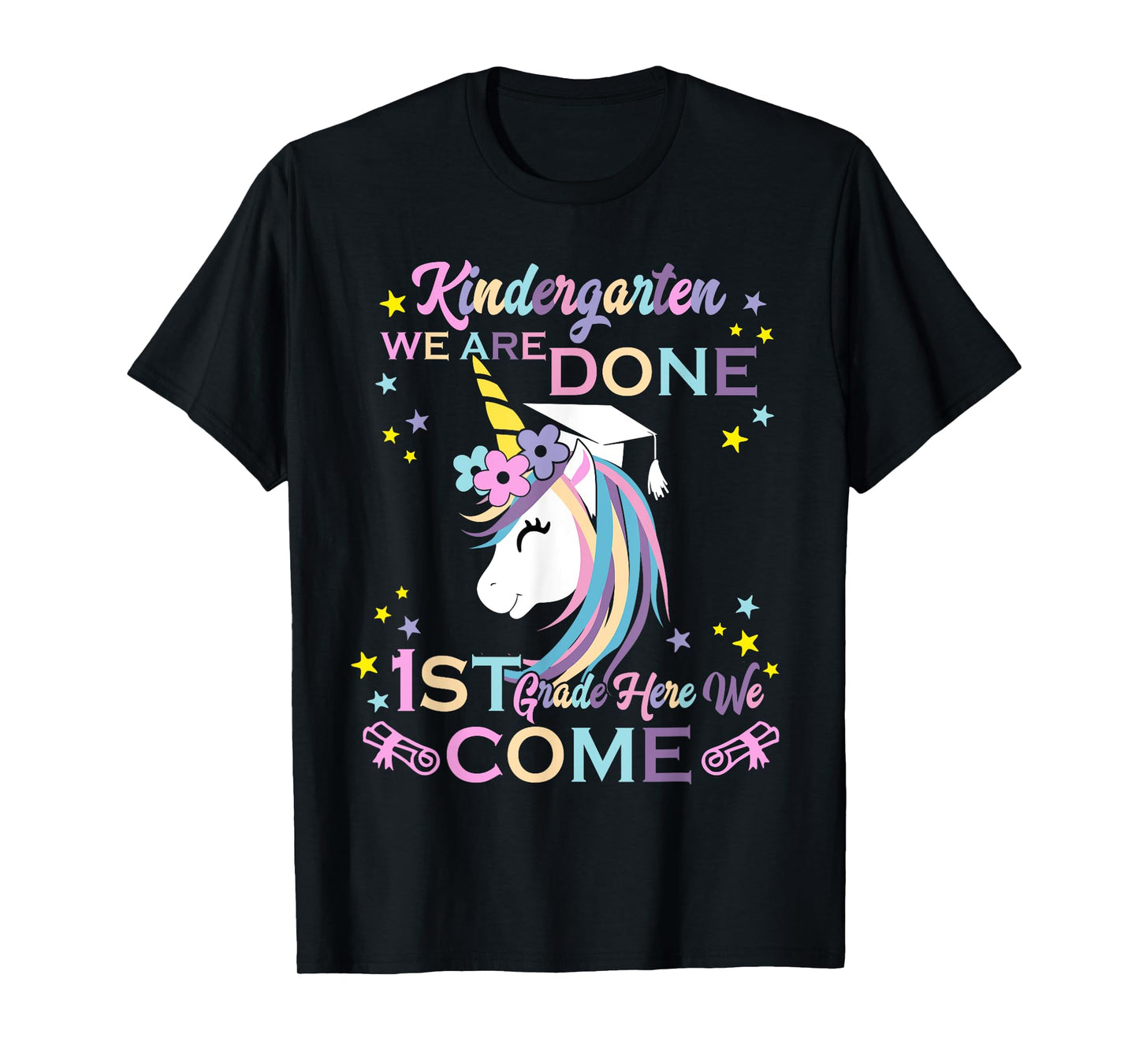 Kindergarten Graduation Magical Unicorn T-Shirt