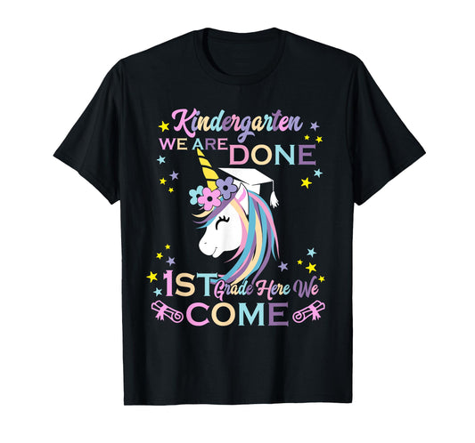 Kindergarten Graduation Magical Unicorn T-Shirt