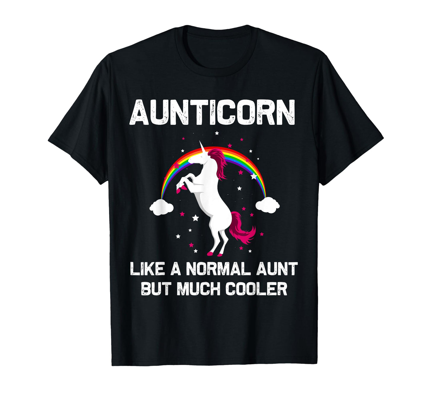 Aunticorn Aunt Unicorn Gift for Sister New Auntie Unicorns T-Shirt