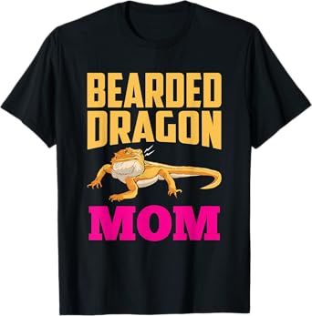 Bearded Dragon Mom Pet Animal Reptile Lover Mother Mommy T-Shirt