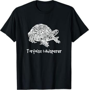 Tortoise whisperer turtle lover conservation rescue tshirt T-Shirt