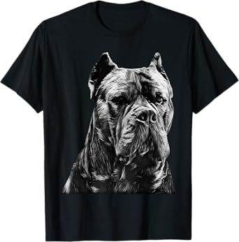 Italian Mastiff Head Cane Corso Dog T-Shirt T-Shirt