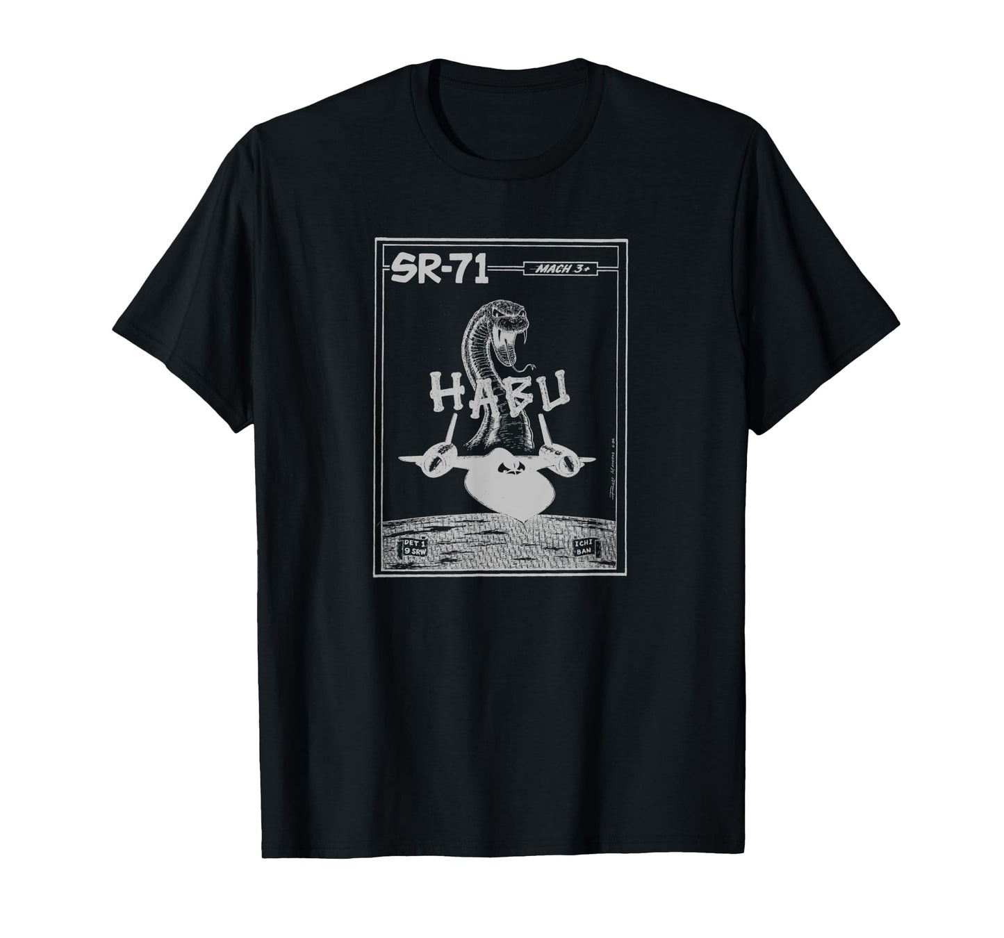 SR-71 Military Aircraft Original Habu Logo Artwork