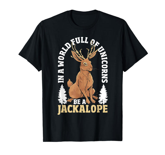 Jackalope Unicorn Mythical Cryptid Animal Jackalope T-Shirt