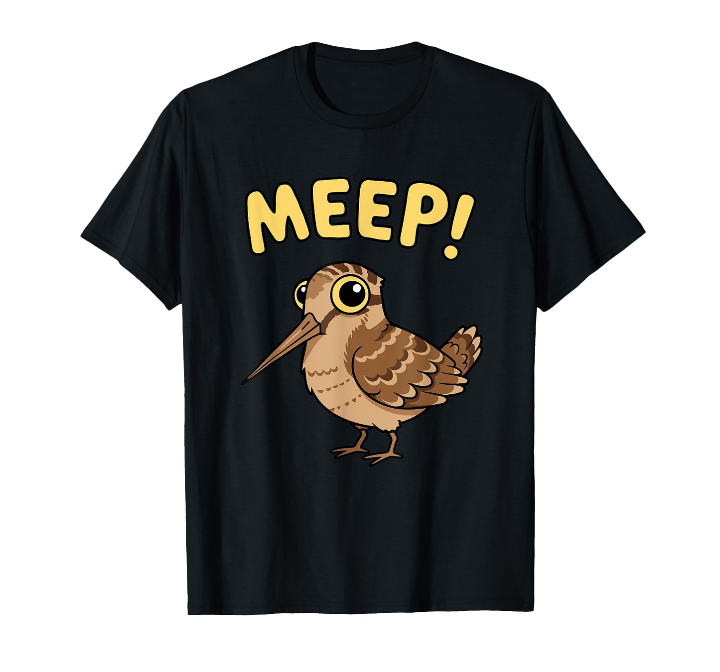 Meep Bird Saying Meep Bird Meme Cute American Woodcock Meep T-Shirt