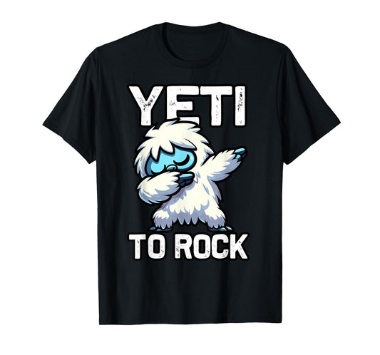 Cute Dabbing Yeti Funny Yeti To Rock T-Shirt