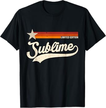 Valgory Shop Graphic First Name Sublime Awesome Apparel Limited Edition T-Shirt