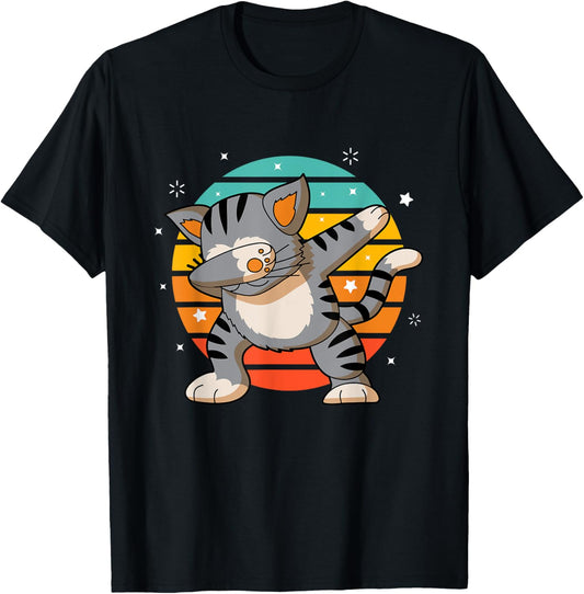 Dabbing Cat - Funny Dab Cat Lover Gift T-Shirt