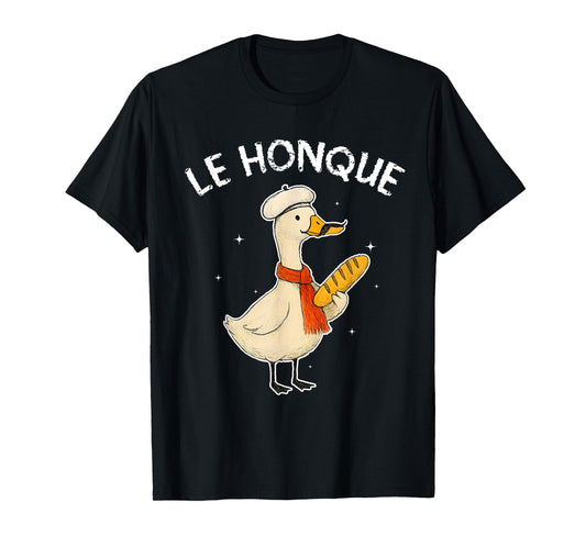 Funny Goose French Le Honque Goose Lovers Men Women Kids T-Shirt