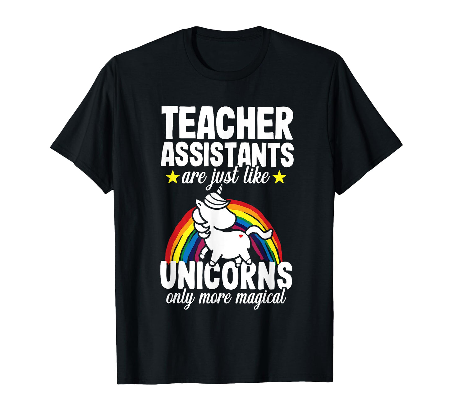 Teacher Assistant Unicorn Teaching School Appreciation T-Shirt
