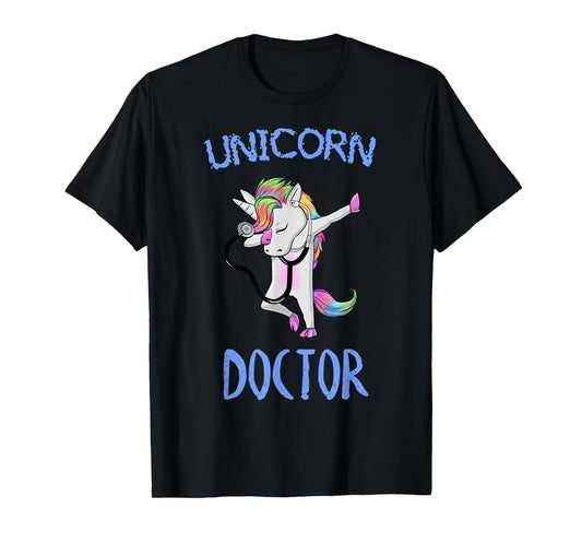 Unicorn Doctor dabbing dab dance T-shirt T-Shirt
