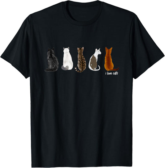 I Love Cats for Cat Lovers T-Shirt