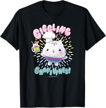Gabby's Dollhouse Cakey Cat Giggling Grapevines T-Shirt