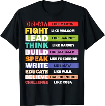 Black Lives Matters - Black Leaders Black History Month T-Shirt