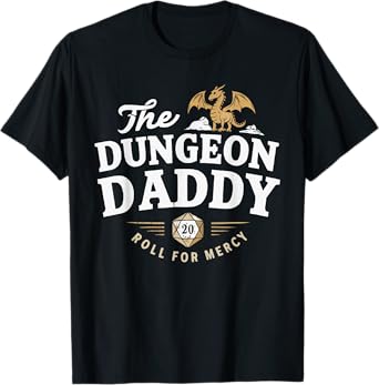 Nerdy Dad Gaming Tabletop Games Role Playing Game Funny RPG T-Shirt