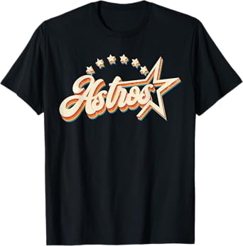 Astros Name Personalized Vintage Retro Gift for Men Women T-Shirt