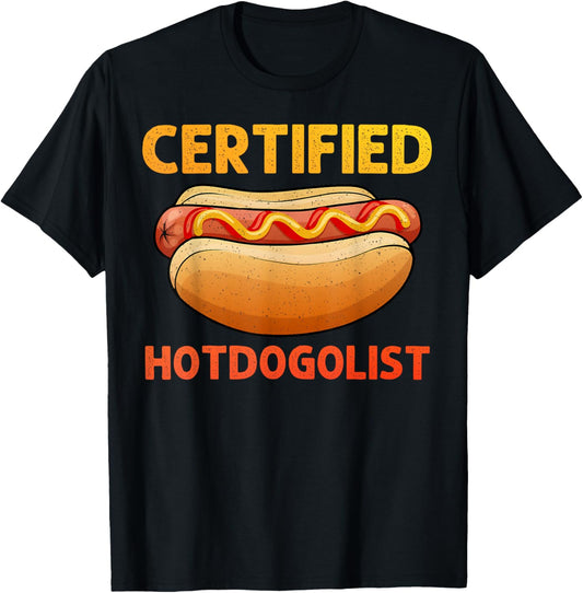 Cool Hotdog Outfit For Men Women Adult Hotdog Hot Dog Lover T-Shirt