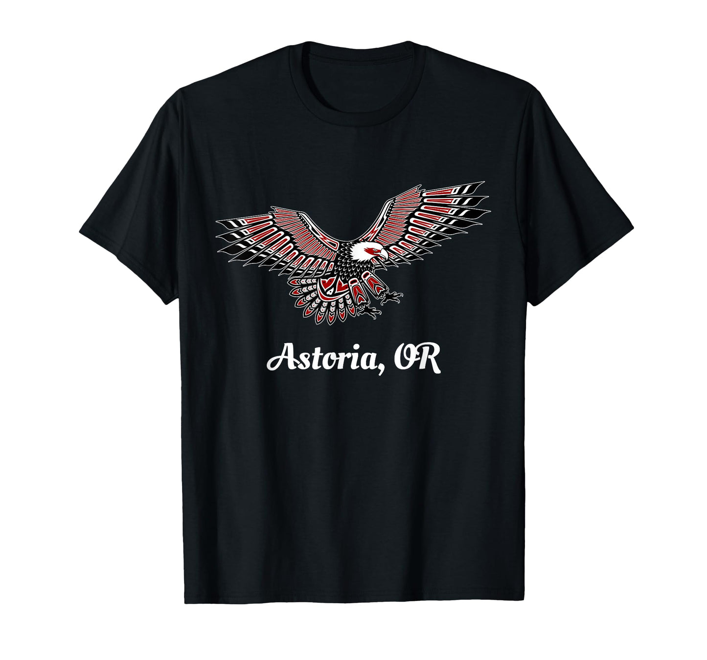 Astoria, OR Eagle PNW Native American Totem T-Shirt