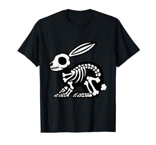 Cute Halloween Bunny Skeleton Animal Rabbit Archeologist T-Shirt