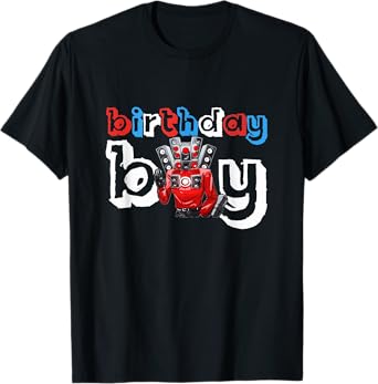 I'm The Birthday Boy Skibidi Toilet Speakerman T-Shirt