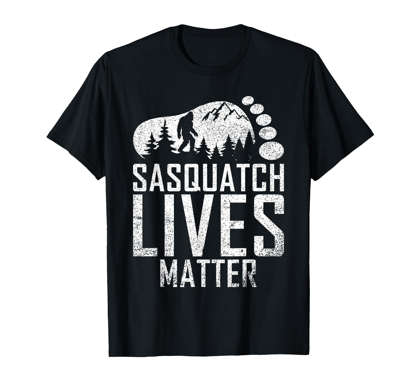 Sasquatch Lives Matter Bigfoot Gifts Mens Pajamas Costume T-Shirt