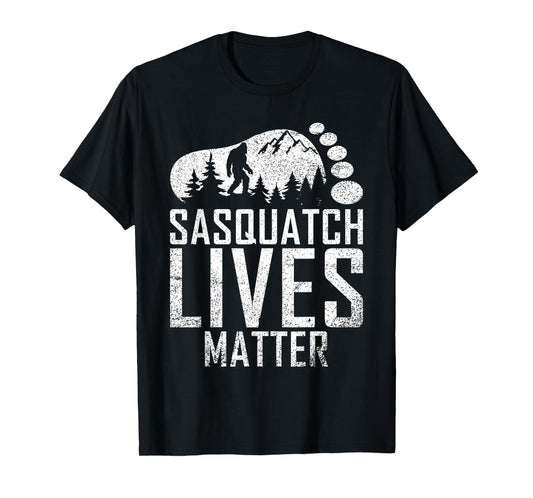 Sasquatch Lives Matter Bigfoot Gifts Mens Pajamas Costume T-Shirt
