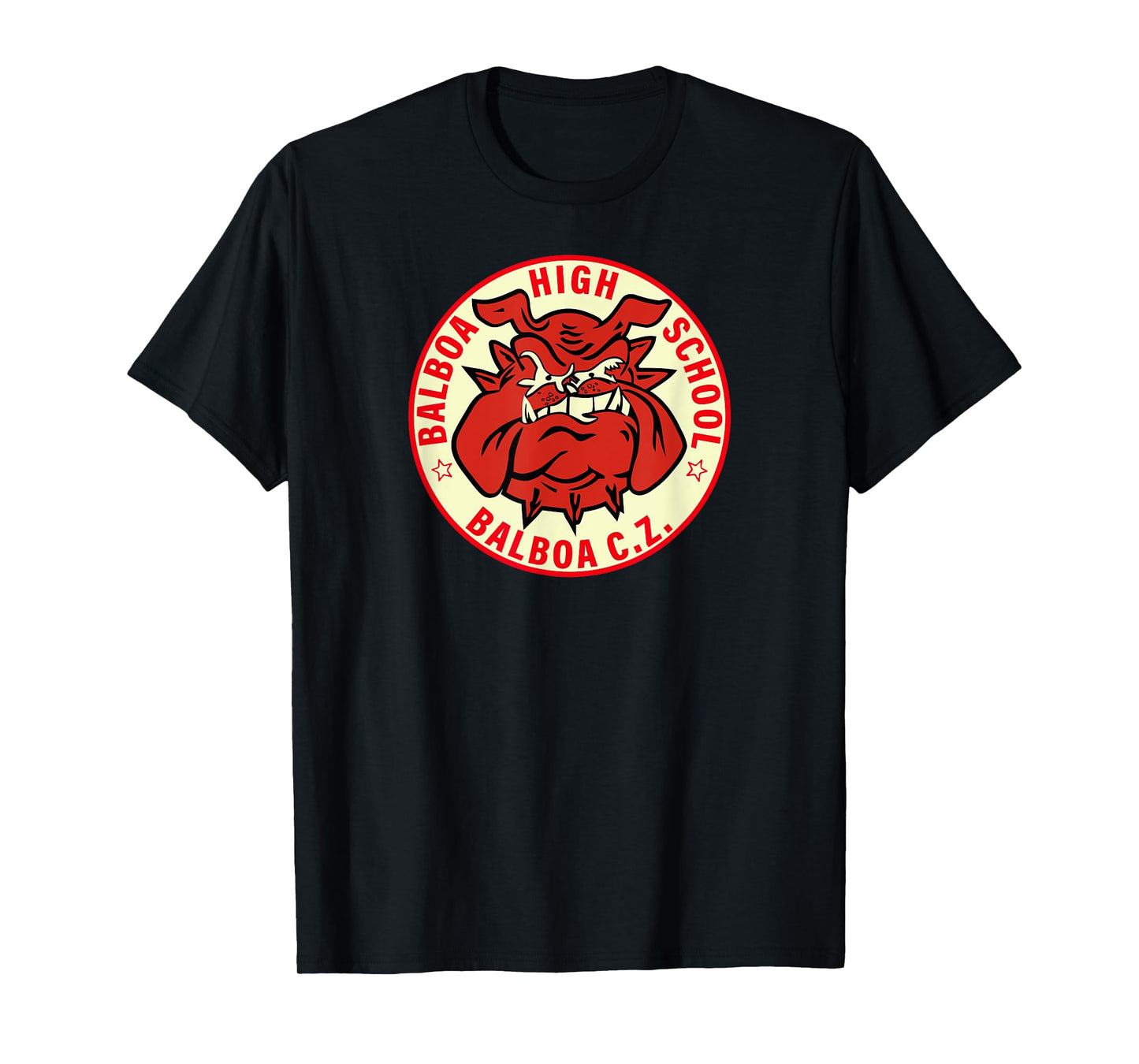 Balboa High School former Panama Canal Zone Bulldog Mascot T-Shirt for Men Women