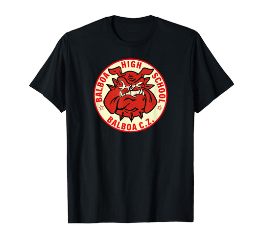 Balboa High School former Panama Canal Zone Bulldog Mascot T-Shirt for Men Women