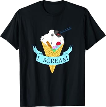 I scream Ice cream Cute Baby Parrot Funny Bird Pet Cockatoo T-Shirt