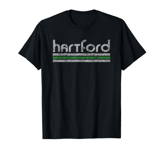Hartford Connecticut Retro Vintage Throwback T-Shirt