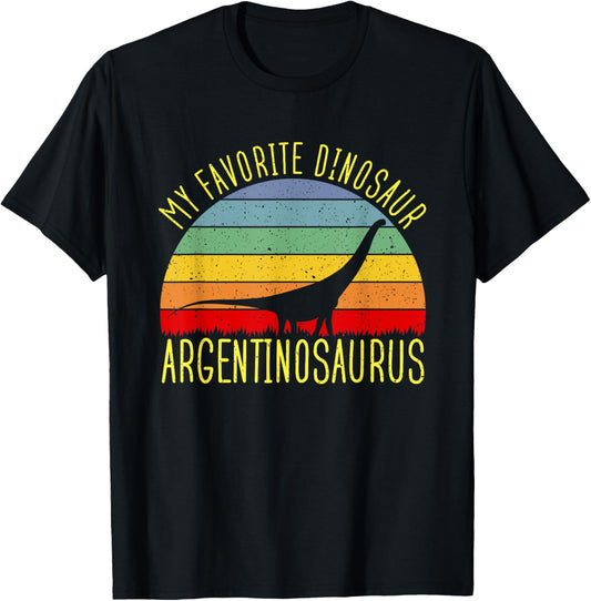 Argentinosaurus Is My Favorite Dinosaur Dino Lovers T-Shirt