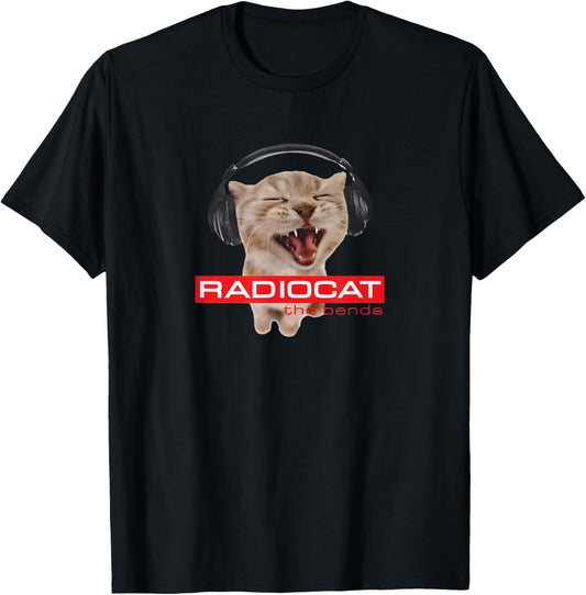 Kitten Headphones Cat Tech House Music Funny Cat Lover T-Shirt