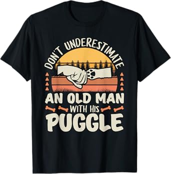 Puggle Shirt Men Women Dog Mom Dog Lover Puggle T-Shirt