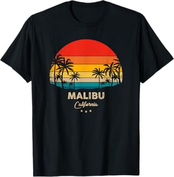 Vintage Malibu Beach Souvenir - California T-Shirt