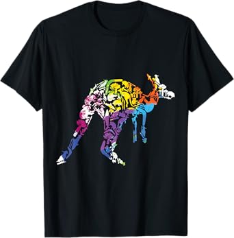 Nature Lovers Australia Wild Animals Kangaroo T-Shirt