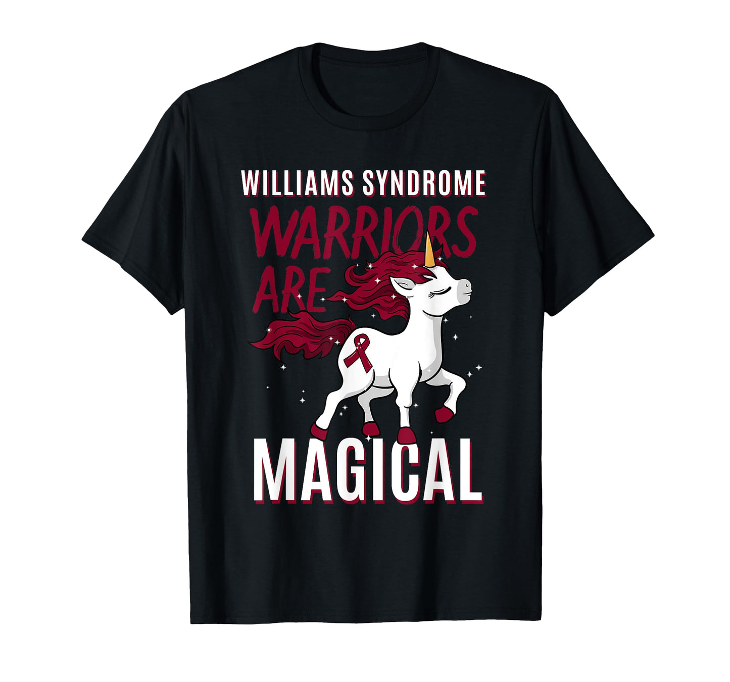Williams Syndrome Warrior WS Williams–Beuren WBS Unicorn T-Shirt
