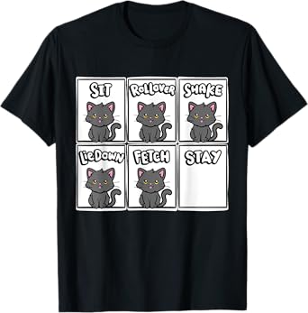 Cat Training Kitten Lover Animal Trainer Cute Cat T-Shirt