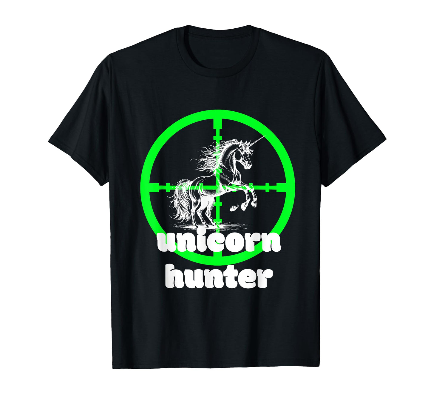 Unicorn Hunter Funny Lifestyle Design T-Shirt