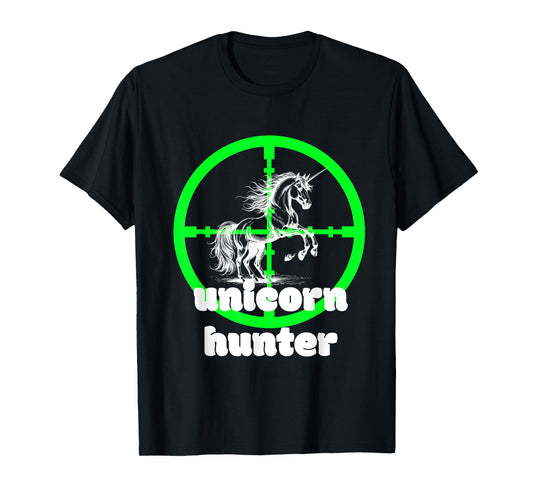 Unicorn Hunter Funny Lifestyle Design T-Shirt