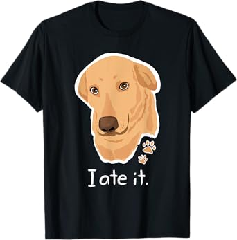 Cute Golden Yellow Lab T Shirt Gifts Labrador Face Dog Labby Men Women Girls Kids T-Shirt