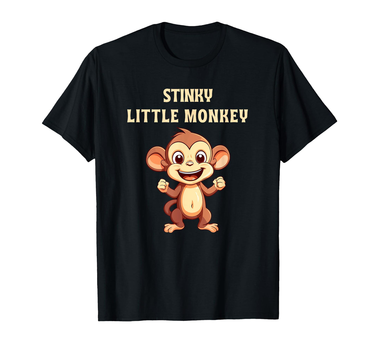 Cute Stinky Little Monkey Fart Nickname for Girlfriend T-Shirt