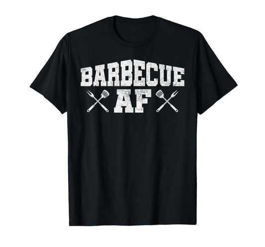 Barbecue Af Funny Retro Vintage Apparel T-Shirt