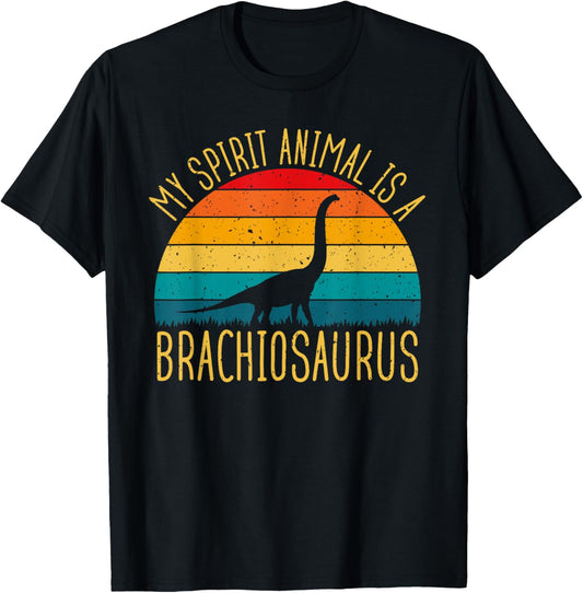 Brachiosaurus Is My Spirit Animal Dinosaur Lovers T-Shirt
