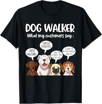 Dog Walker Dog Walking T-Shirt