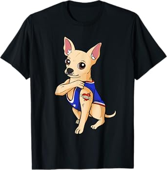Chihuahua Dog Love Dad Puppy Owner Chi-chi Men Women Kids T-Shirt