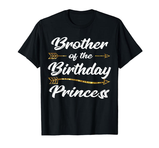 Big Brother Of The Birthday Princess party Matching Family T-Shirt