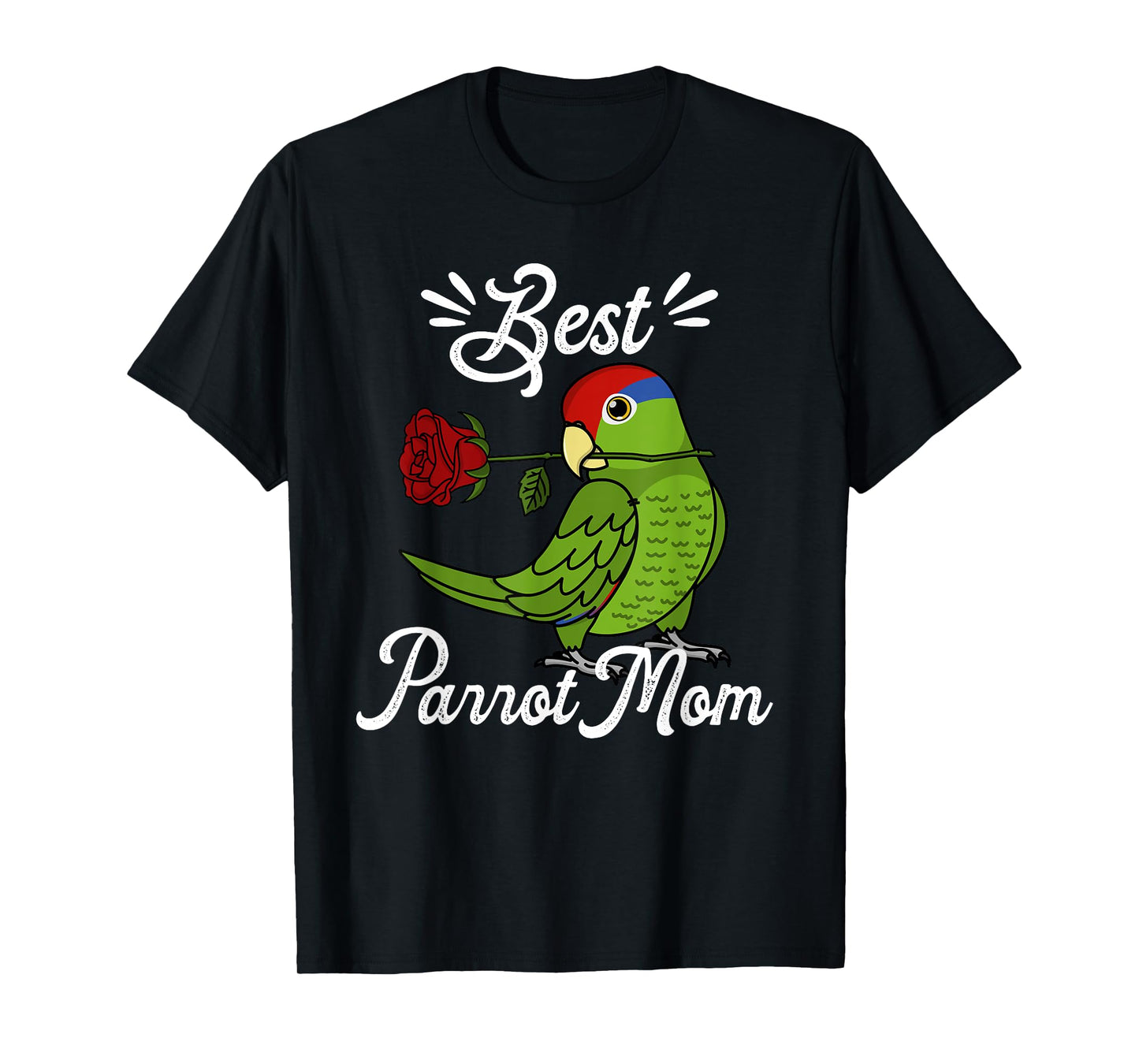 Best Parrot Mom I Mexican Red-headed Amazon T-Shirt