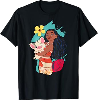 Disney Princess Moana and Pua T-Shirt